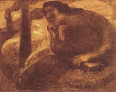 Eugene Carriere Meditation (mk19) china oil painting image